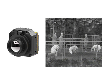 Uncooled Thermal Infrared Surveillance Camera Module LWIR 640x512 17μM