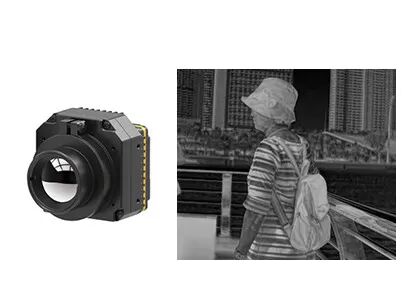 Onverkoelde thermische camera-module LWIR 640x512 17μM voor beveiliging