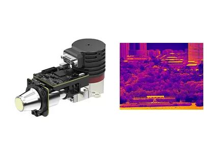 15μM 640x512 MCT MWIR koelde Thermische Module met Geïntegreerde Dewarvat Koelere Assemblage