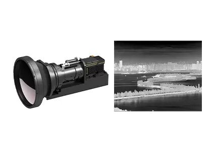 Gekoeld thermisch module 640x512 / 15µm met continu zoomlens 60~240mm/F4