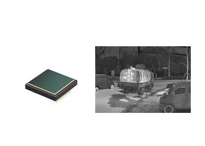 640x512/12μm FPA Onverkoelde infrarood detector Thermische beeldvorming