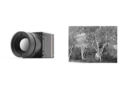 400x300 17μm Compacte Ongekoelde Thermische de Camerakern van de MUNTSTUKreeks