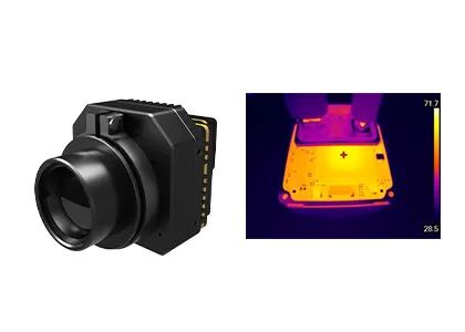 Stop-r Ongekoelde Radiometrische Infrarode de Cameramodule van LWIR met Thermografie