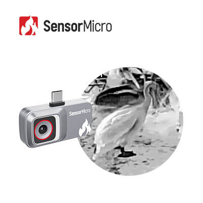 Plug-in Thermische Camera met 256×192 Resolutie en 12μm Pixelgrootte voor Smartphones via USB 2.0 Interface