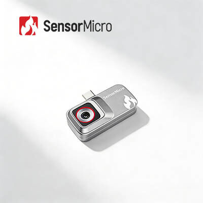 120×90/12μm Resolutie Ongekoelde Draagbare Thermische Imaging Plug-in Thermische Camera