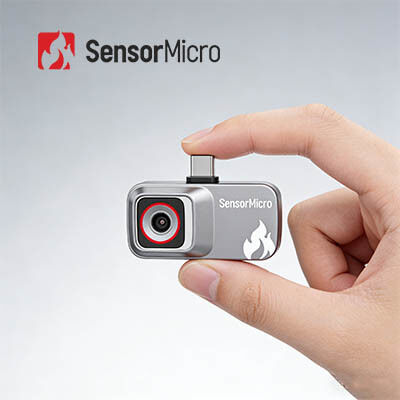 Ultra-compacte plug-in warmtecamera met 256×192 resolutie en 12μm pixelgrootte microbolometer