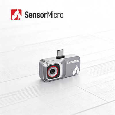 256×192/12μm resolutie Plug-in thermische camera met USB2.0-interface en focusvrij ontwerp