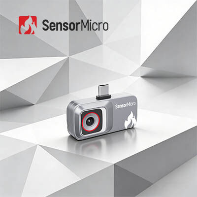 Ongekoelde LWIR Plug-in Thermische Camera met 120×90/12μm Resolutie USB2.0 Interface en 3.3V Bedrijfsspanning