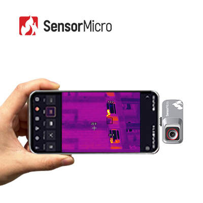 Onverkoelde VOx FPA-microbolometer-thermische beeldvormingsmodule met 120×90 resolutie en 12μm pixeldimension