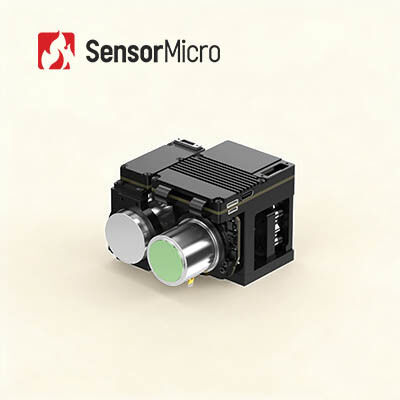 640x512/15μm gekoelde IR-cameramodule met 25mK NETD en 3,2-3,5μm spectrumbereik voor optische gasbeelden