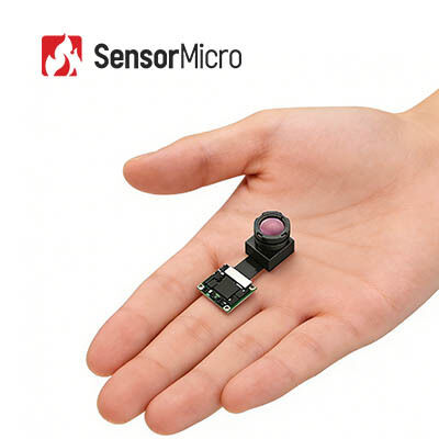 Ongekoelde VOx mini-infrarood thermische cameramodule met een resolutie van 256x192 en een pixelgrootte van 12 μm