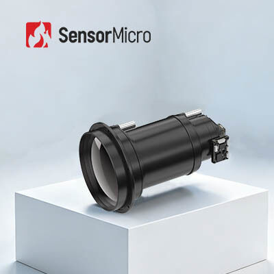 Hoge resolutie 1280x1024 thermische camera module met 12μm pixelgrootte en sluiterloze werking voor ultra heldere beeldvorming