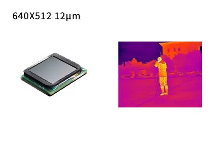 640x512 de ongekoelde Detector van Vox Microbolometer