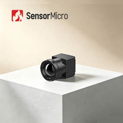 Lichte 384x288 ongekoelde thermische module met 17 μm VOx microbolometer en laag stroomverbruik van 0,65 W