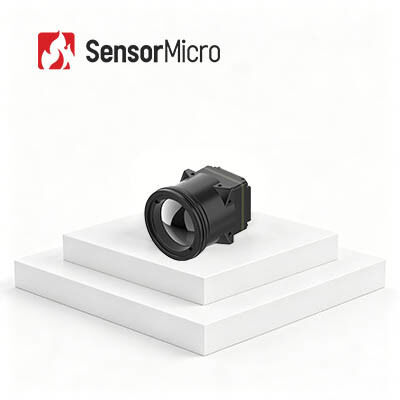 Miniatuur, ongekoelde infraroodcamerakern met een resolutie van 640 x 512 en een pixelpitch van 8 μm voor een laag stroomverbruik van 0,4 W