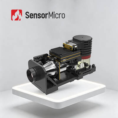 640x512 Resolutie 15µm Pixelgrootte Hoge Gevoeligheid MWIR Camera Kern Gekoeld Thermisch Module