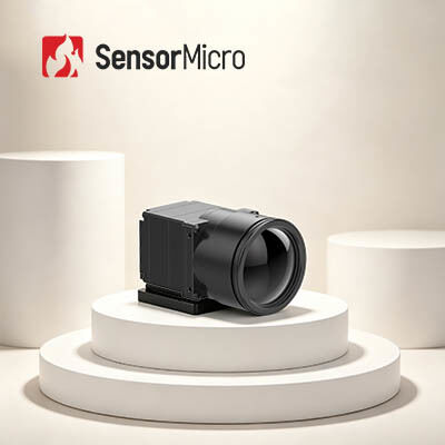 Ongekoeld VOx LWIR thermisch beeldsensor met 1280x1024/12µm resolutie, 30Hz digitale beeldfrequentie en ≤40mK NETD
